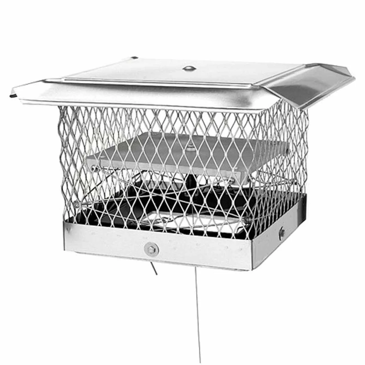 8" x 17" Lock-Top II Chimney Cap-Damper